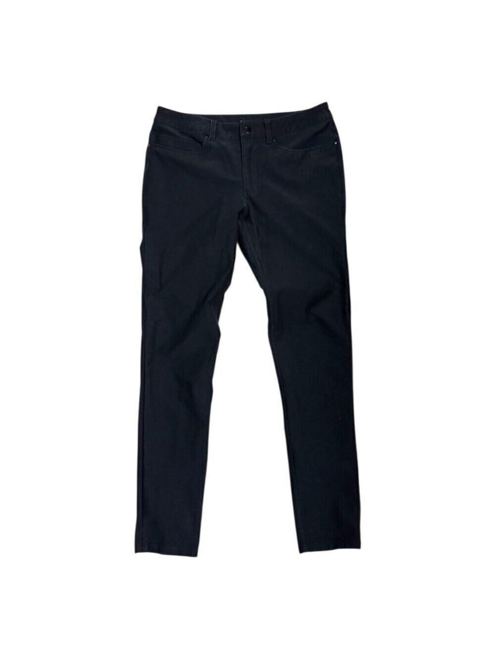 LULULEMON JEANS Slim Fit Casual Black Denim Pants Mens Medium 32x32
